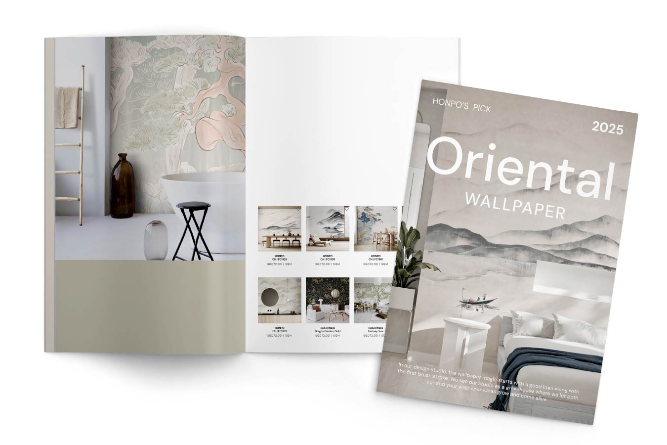 Customized Wallpaper for Commercial and House Catalogue